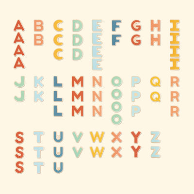 Lettres magnétiques Hape