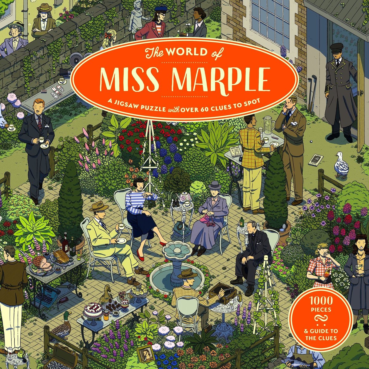 Agatha Christie le monde de Miss Marple - livre de puzzles - anglais