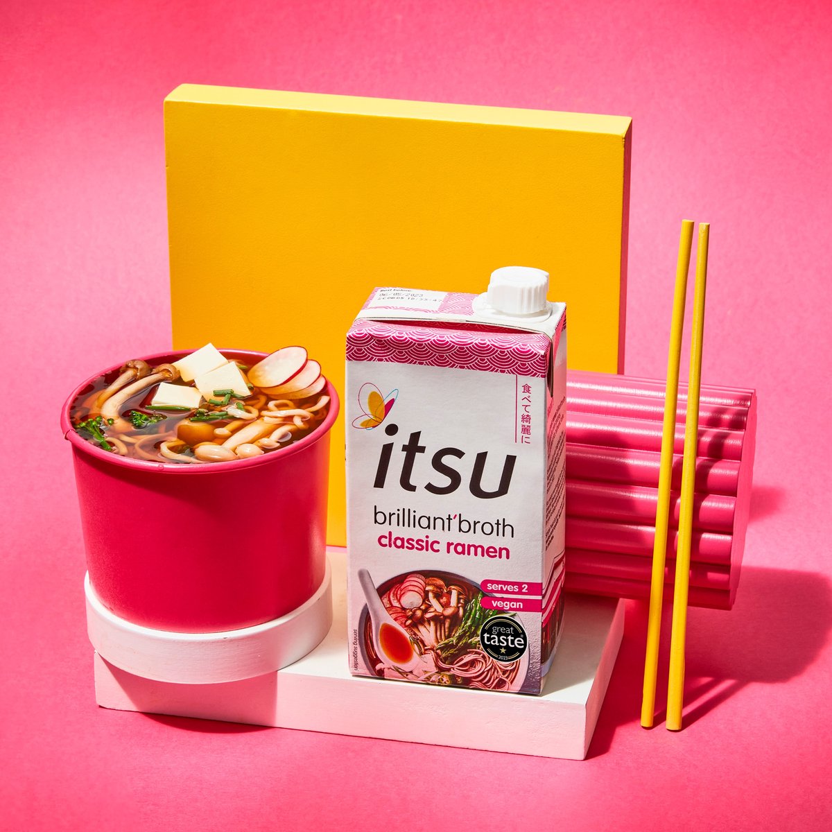 Itsu bouillon brillant ramen classique 6 x 500ml