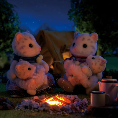 Époque familles sylvaniennes 5814 - famille léopard des neiges