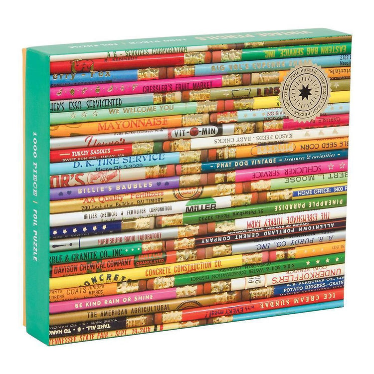 Crayons vintage Phat Dog 1000 pièces estampillées en aluminium