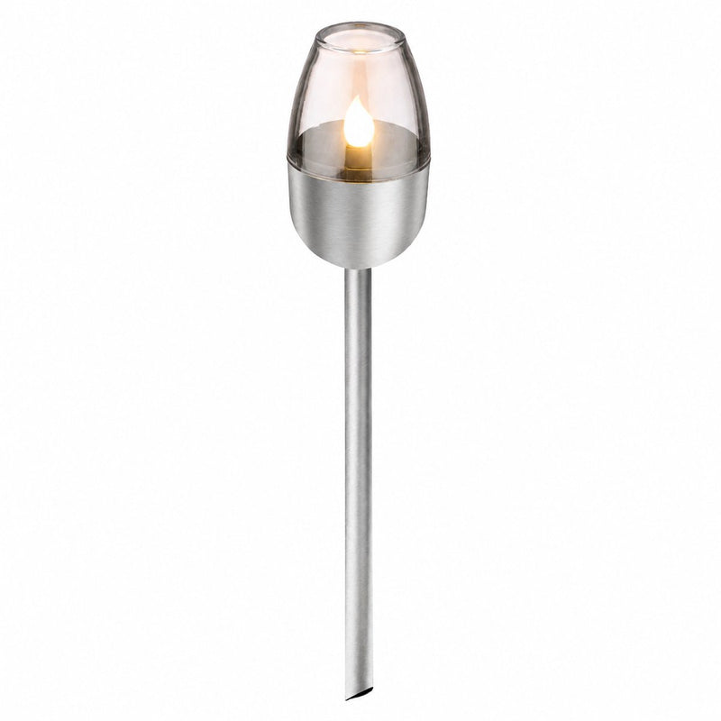Grundig éclairage de jardin solaire à énergie solaire - lampe de jardin avec effet flamme - éclairage extérieur ip44 - 6-8 heures d'autonomie - ø6 x 38,5 cm
