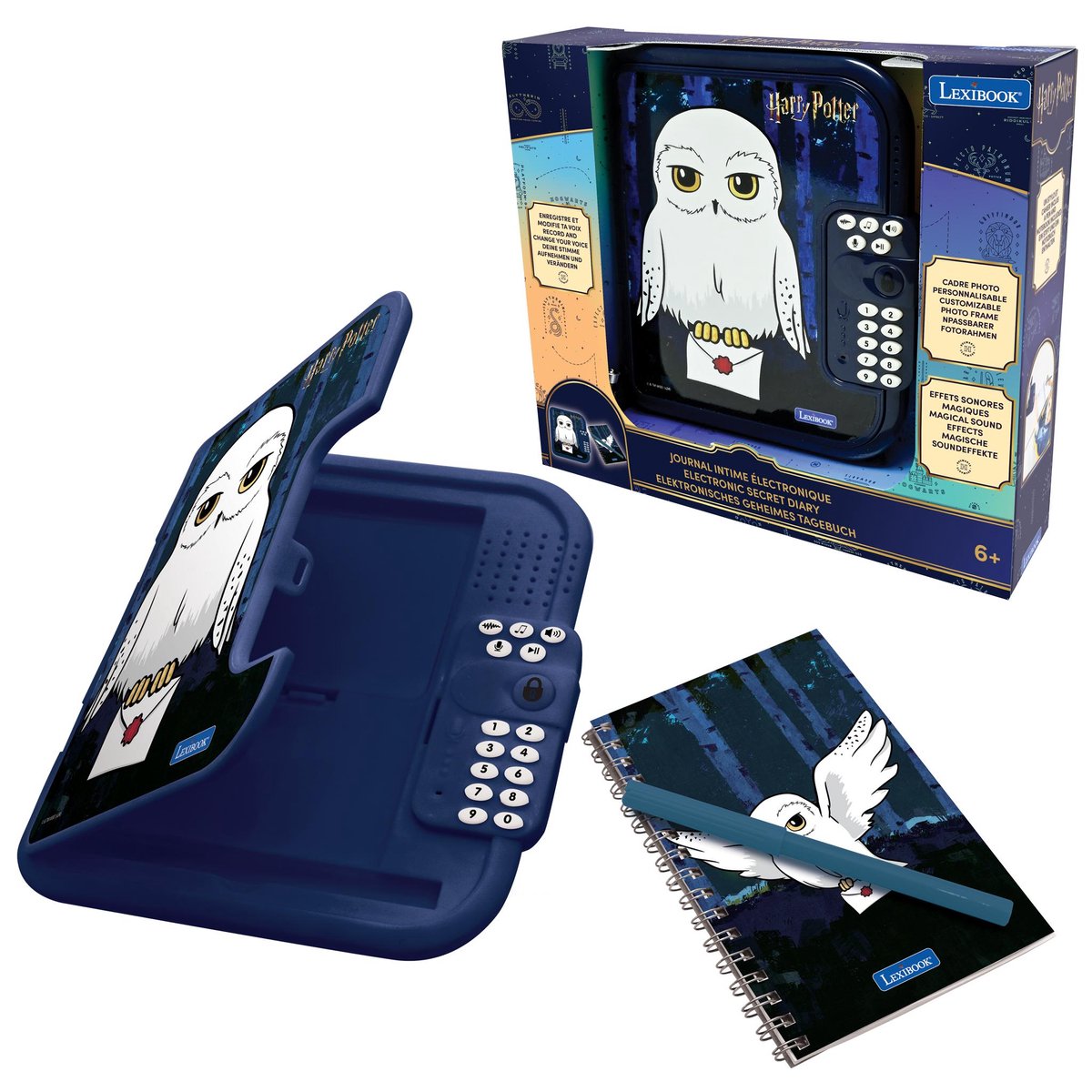 Lexibook Hedwige Cahier électronique secret et sécurisé