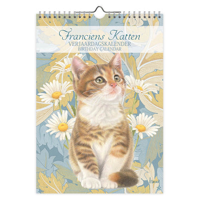 Calendrier d'anniversaire A4 chats Comello Franciens Saartje