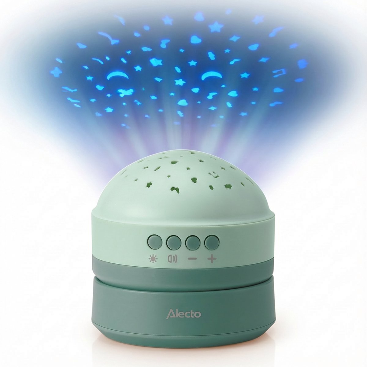 Projecteur bébé Alecto - projecteur d'étoiles avec bruits blancs - bc130 - vert
