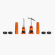 Bouchons de crevaison tubeless furtifs Muc-off orange