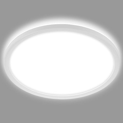 Briloner - éclairage de salle de bain à LED - plafonnier avec rétroéclairage - plafonnier de salle de bain - ip44 - ø29 cm - blanc