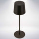 B.k.licht briloner suta - lampe de table led rechargeable - dimmable - sans fil - 33cm de haut - ip44 - pour intérieur extérieur - sur batterie - noir