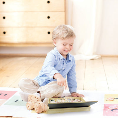 Lexibook bio jouets l'école des mots bilingue français - anglais - jeu en bois