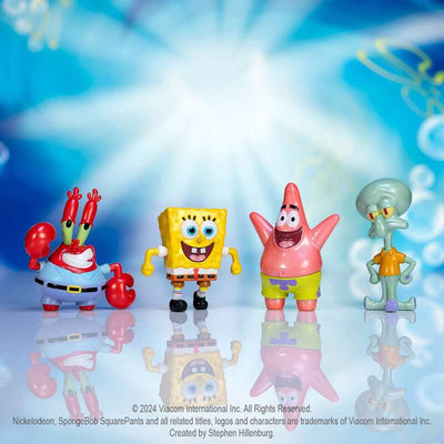 Jada Toys - Bob l'éponge, pack de 4 figurines 2,5 - 9335302314r00