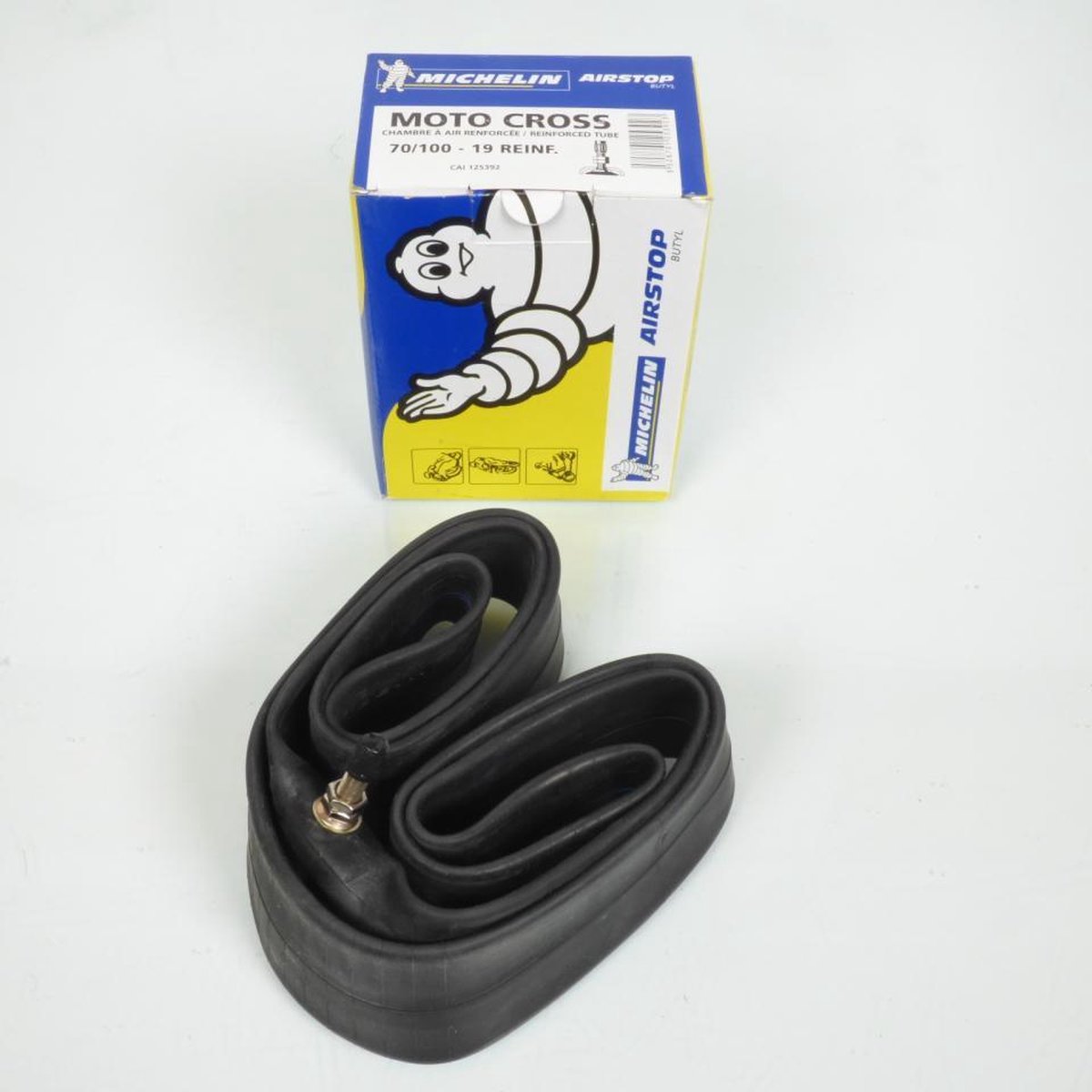Chambre à air renforcée Michelin 70 100-19 70-100-19 2.5mm pour moto neuve