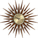 Newgate pluton - horloge murale - bois foncé