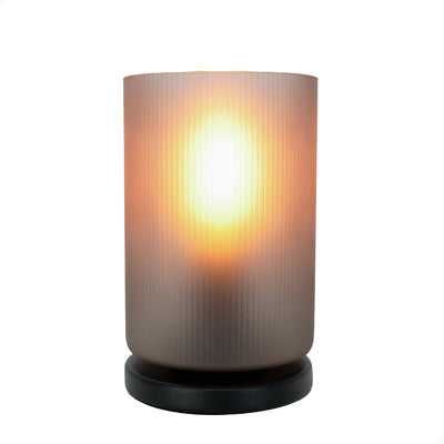 Lampe de table Eglo colomera - e27 - 19,5 cm - noir gris mat