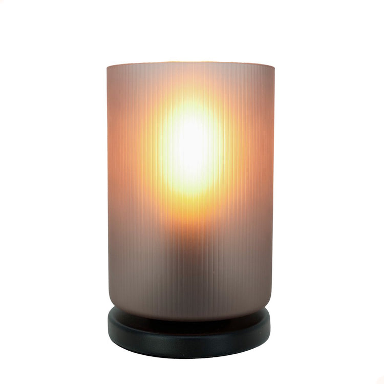 Lampe de table Eglo colomera - e27 - 19,5 cm - noir gris mat