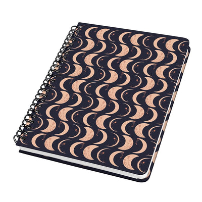 Sigel - cahier à spirale - jolie - a5 - couverture rigide - 120 pages - points - papier 100 grammes - mélodie au clair de lune - si-jn624