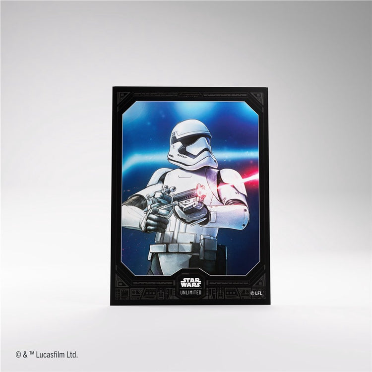Gamegenic star wars pochettes d'art illimitées stormtrooper - pochettes de cartes pour star wars : illimité -