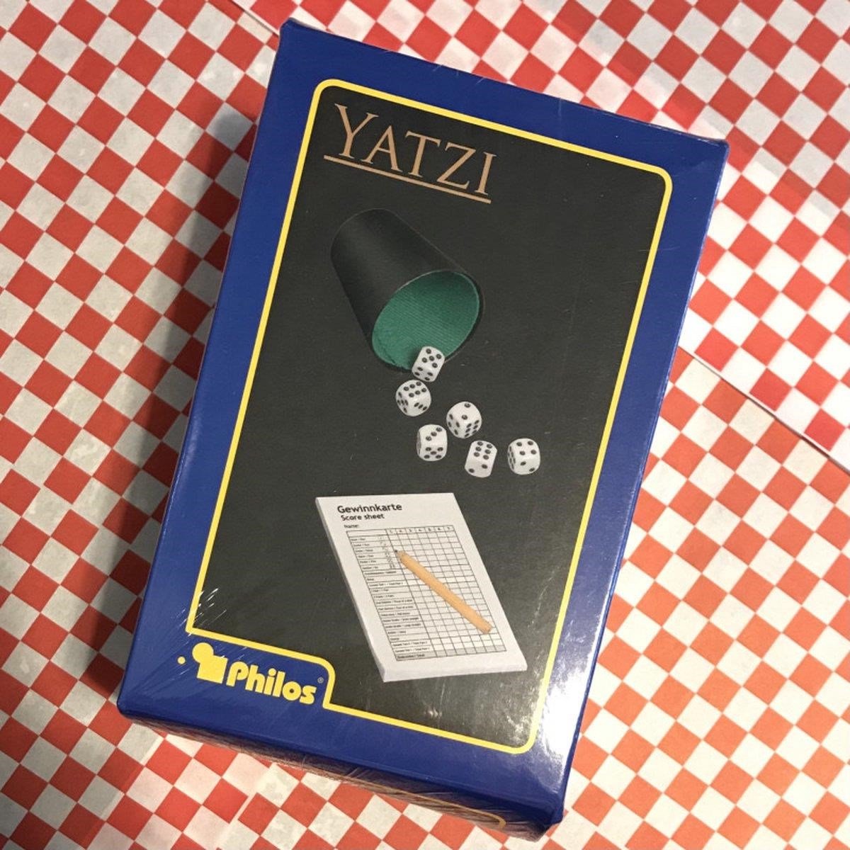 Philos yahtzee - jeu de société en bois - 2 à 5 joueurs - 6+ ans