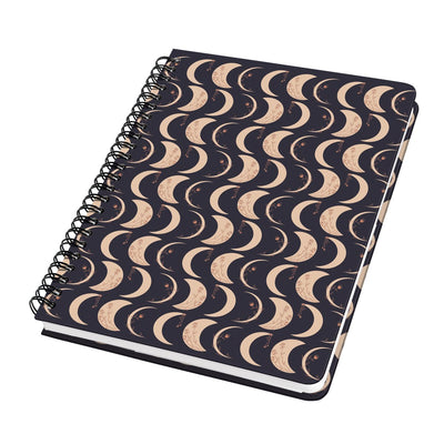 Carnet Sigel - jolie - a5 - coeurs sauvages - couverture rigide - ligne - 120 pages - 100 grammes - si-sy555