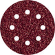 Wolfcraft - papier de verre grain 40 - 115 mm - 25 pièces - pour ponceuses - Fixation Velcro - 2269100
