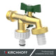 Robinet à bille bidirectionnel Kirchhoff ms - 3 4 mâle x 1 mâle x 1 mâle