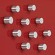 Aimants Sigel - 10x10mm - ronds - c5 fort - argent - 10 pièces - si-ba701