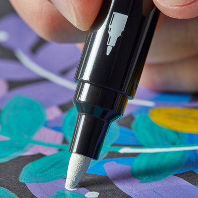 Marqueur acrylique Sharpie - permanent, imperméable, jaune (1-4 mm)