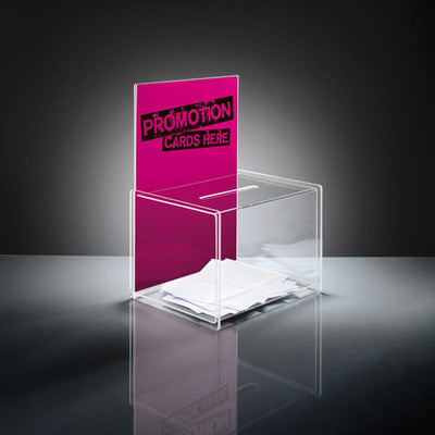 Sigel - plateau pour cartes de visite - transparent - 225x300x170mm - insert pour carte a4 - si-va150