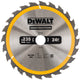 Lame de scie circulaire Dewalt pour le bois | construction | ø 235mm trou d'axe 30mm 24t - dt1954-qz