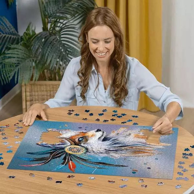 Puzzle Ravensburger L'esprit du renard - Puzzle de 1000 pièces.