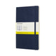 Carnet classique Moleskine - grand - couverture souple - à carreaux - bleu saphir