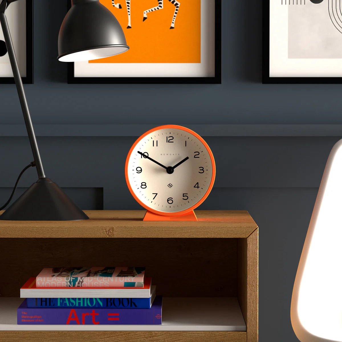 Newgate m horloge de table écho orange 16cm