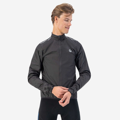 Rogelli core veste de pluie cycliste hommes - imperméable - noir - xl