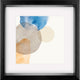 Forme Walther - Cadre en bois 3D FSC - format photo 40x40 cm - verre d'art - noir