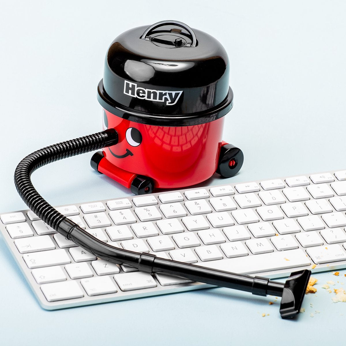 Aspirateur de bureau Paladone Henry Hoover - Mini voleur de poussière pour clavier de bureau -