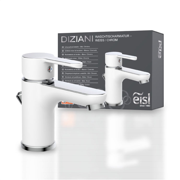 Eisl Washbasin mixte Diziani blanc et chrome -colored