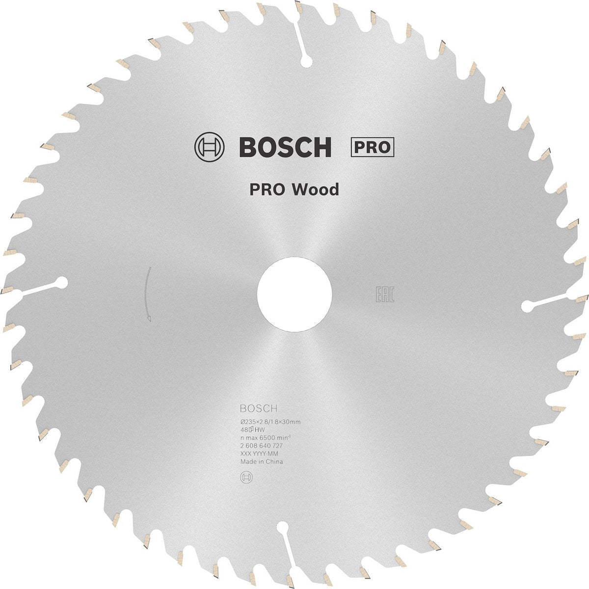 Bosch cirkzb opt 235x30 25x2,8 48t wz