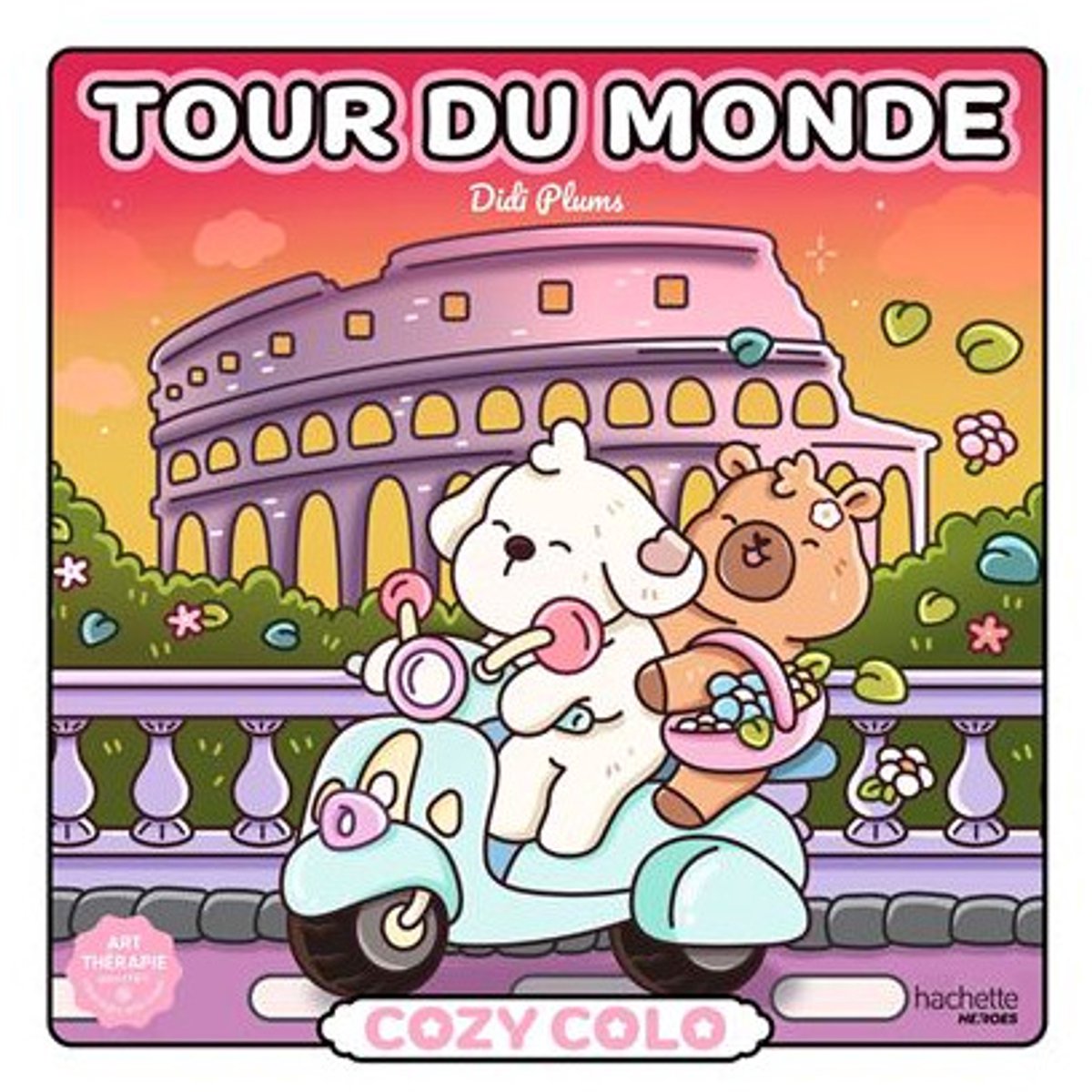Héros Hachette – cosy colo didi prunes – livre de coloriage