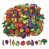 Colorations auto-adhésives en mousse et autocollants de fruits et légumes, 500e. - afbeelding 1