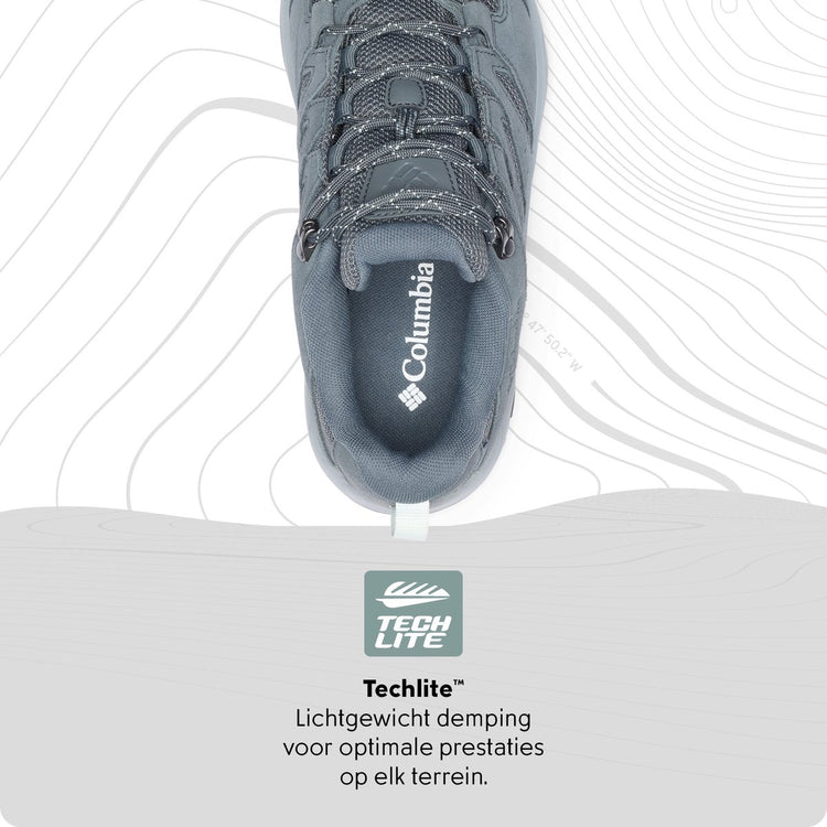 Chaussures de randonnée femme Columbia redmond™ iv low waterproof - graphite, tea light
