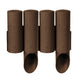 Bordure de pelouse de jardin Cellfast palissade en plastique avec structure en bois