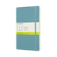 Carnet classique Moleskine - grand - couverture souple - vierge - bleu récif