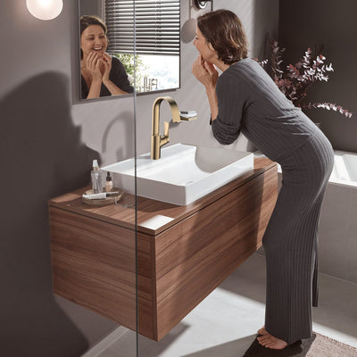 Hansgrohe Vivinis mitigeur lavabo 210 avec bec orientable et bonde extractible bronze brossé
