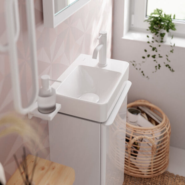 Hansgrohe tecturis s - robinet de lavabo - commande monocommande - démarrage à froid à économie d'énergie - avec vidage automatique - taille 80 mm - bronze brossé