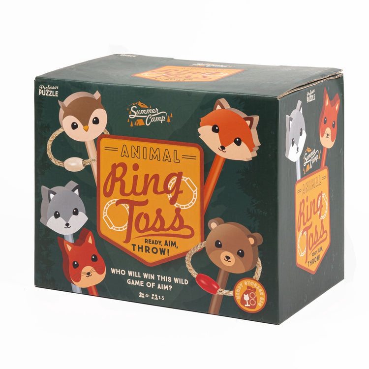 Professeur puzzle animal ring toss - jeu de société - Anglais -