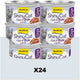 Gimcat 24 x 70 g - filets de Shinycat au bouillon de thon + saumon