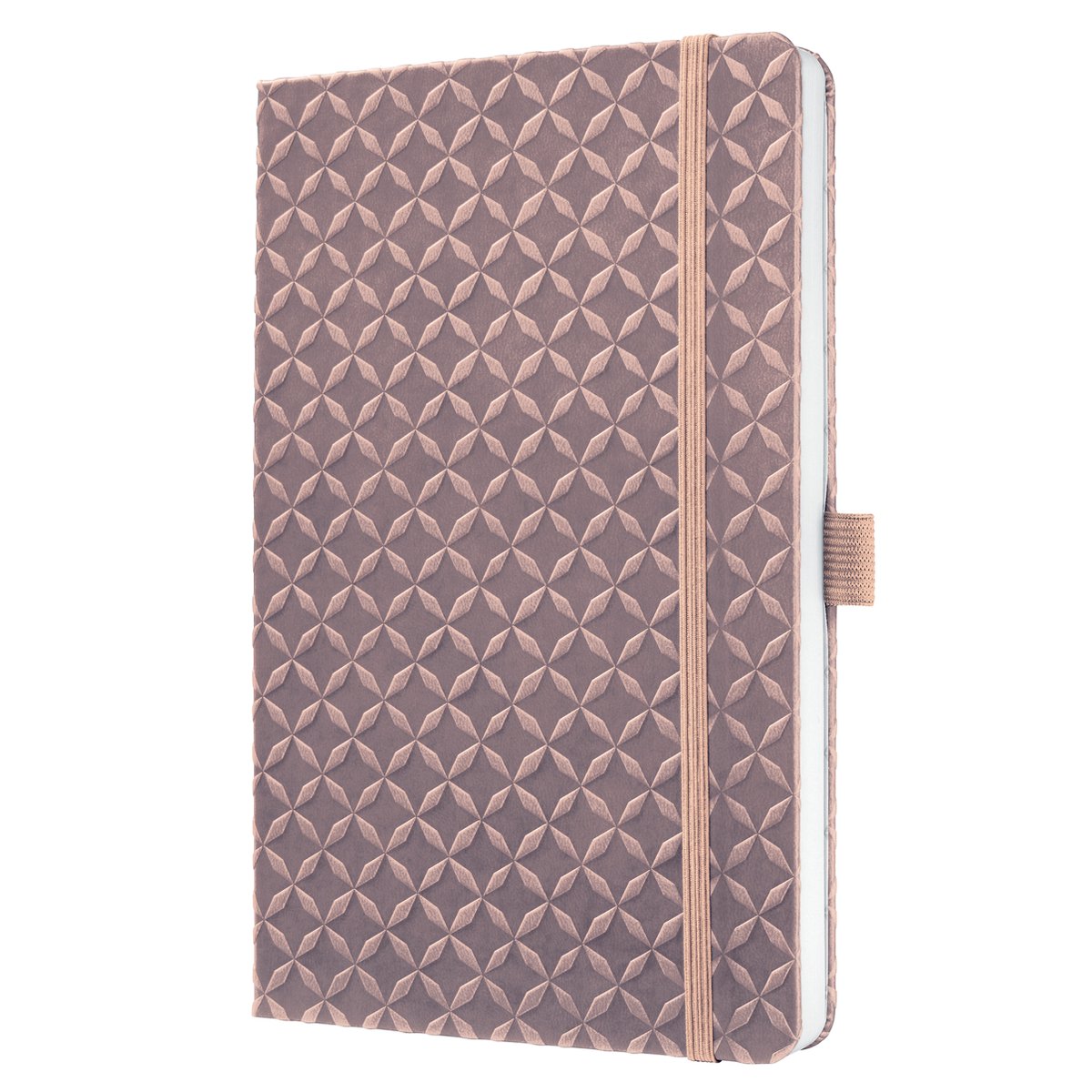 Carnet Sigel a5 - jolie flair - rose perle - ligné - couverture rigide - si-jn137