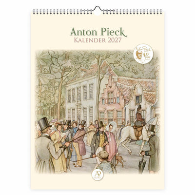 Calendrier Comello Anton Pieck 2027 grands chapeaux hauts de forme