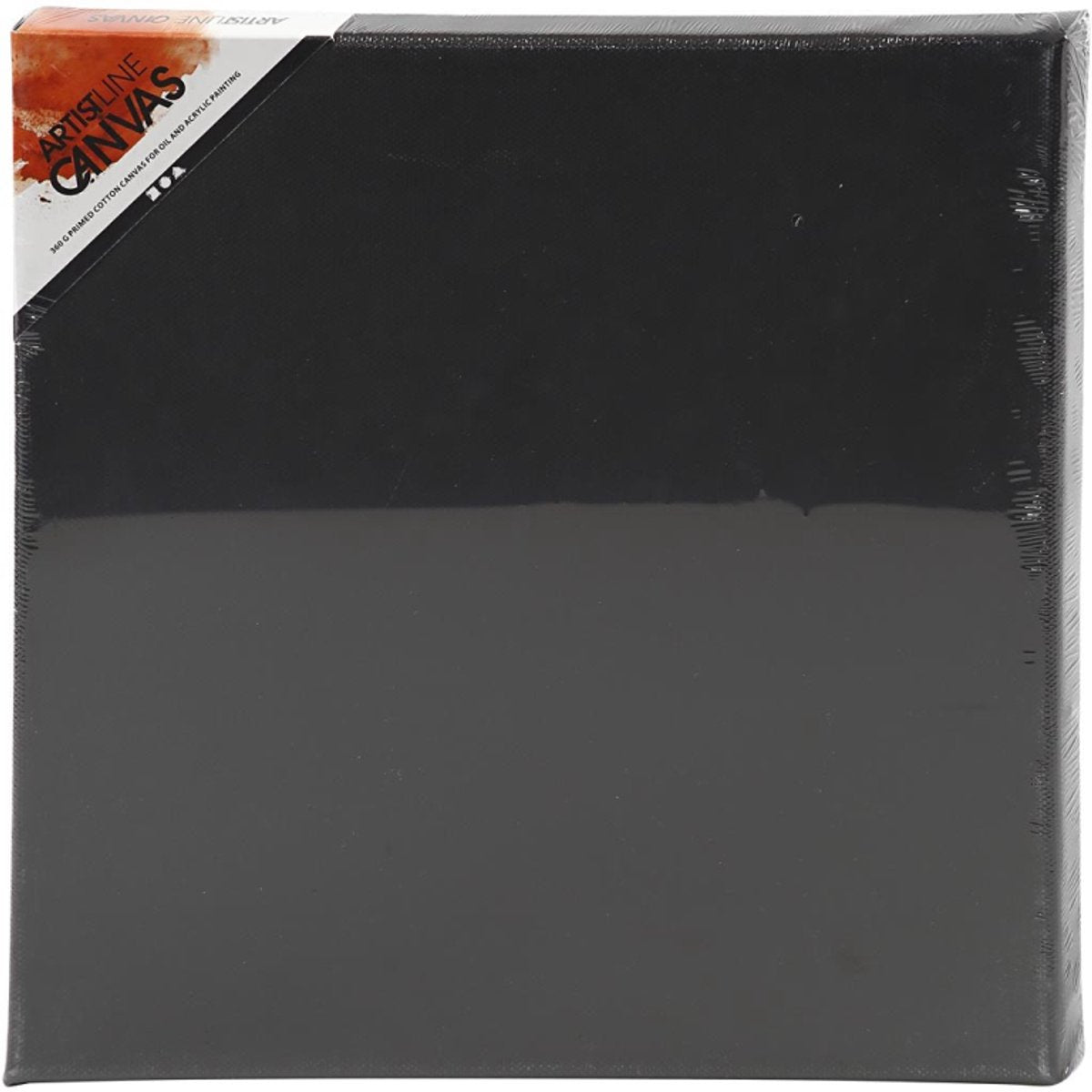 Toile d'entreprise Creativ, dim. 30x30x1,6 cm, 360 gr, noir, 1 pièce