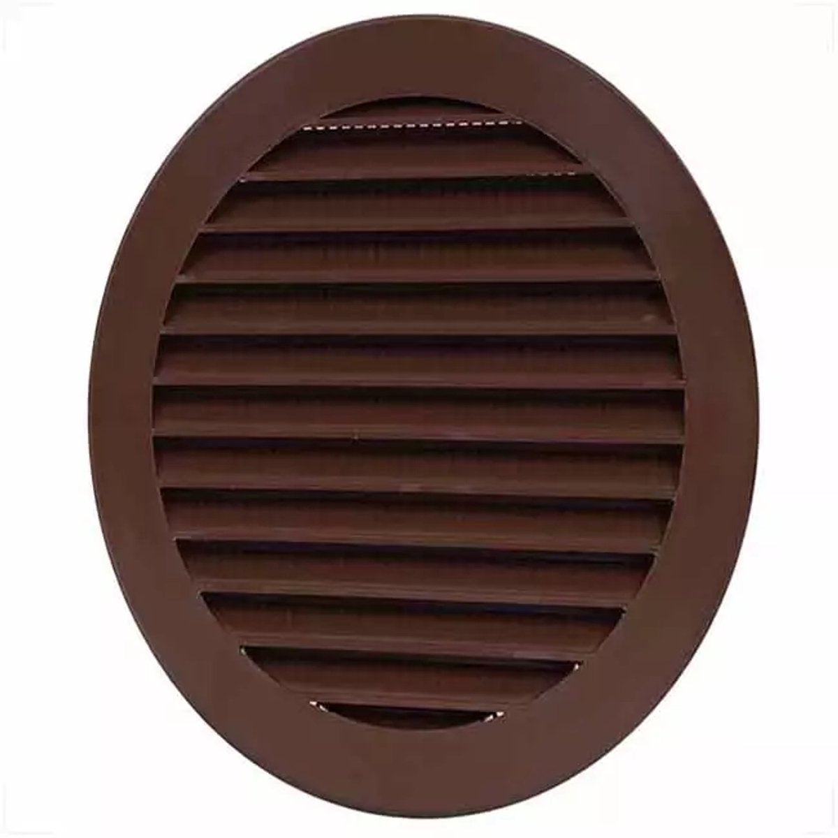 Grille à lames Europlast diamètre 100 mm marron - vr100b