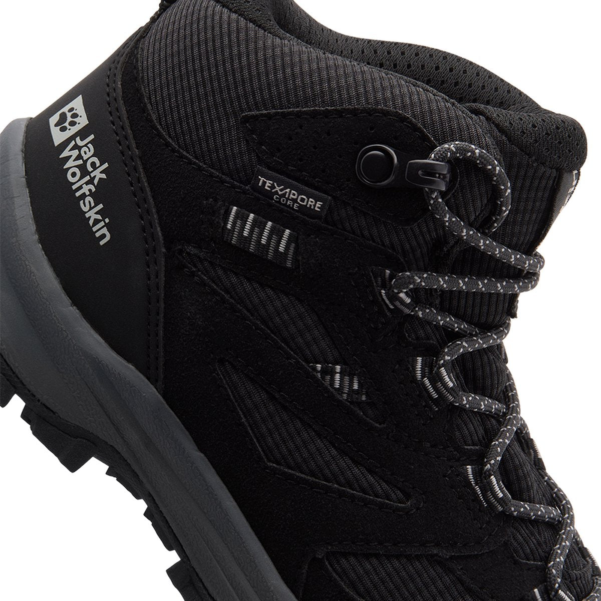 Jack wolfskin vojo tour texapore mid k bottes de randonnée pour enfants-phantom